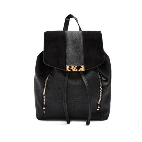 topshop leather backpack